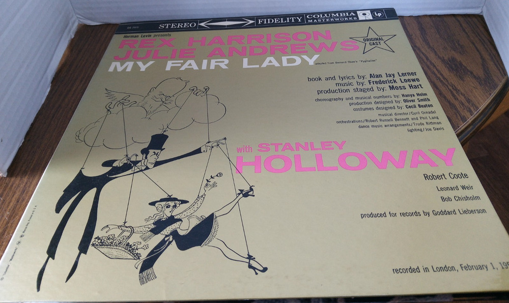 My Fair Lady By Frederick Loewe LP(1959 Columbia Masterworks)
